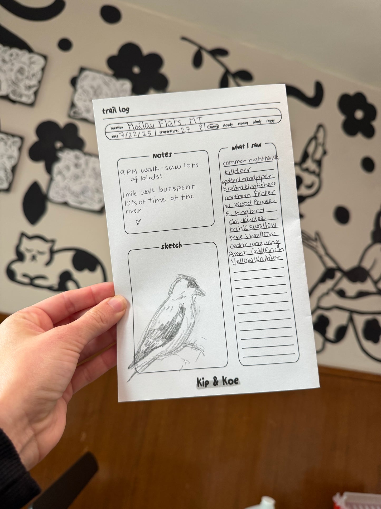 Trail Log Digital Download