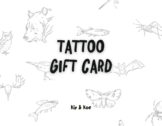 Tattoo Gift Card