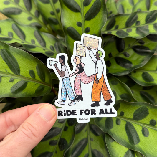 Fundraising Pride for All sticker