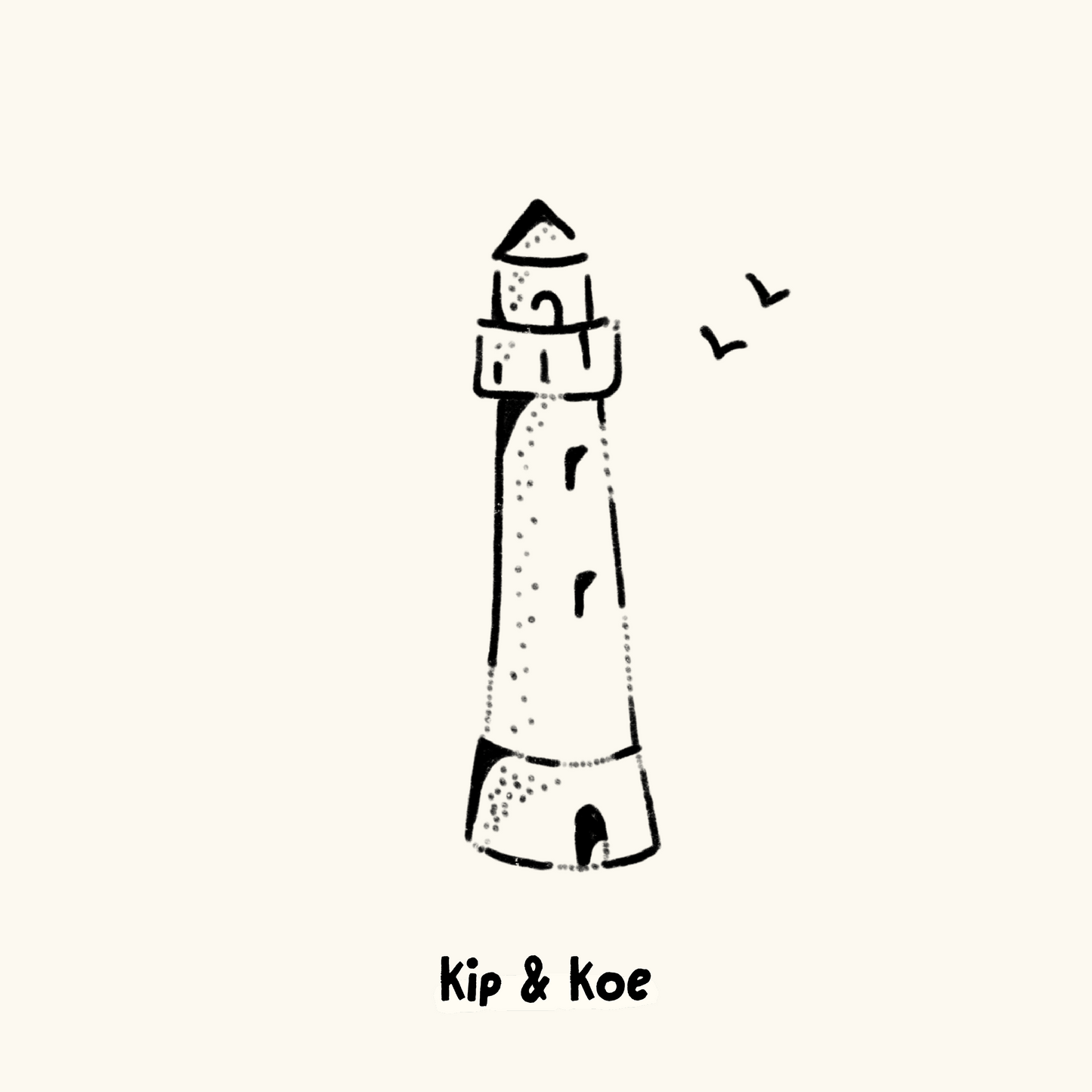 Lighthouse with Birds