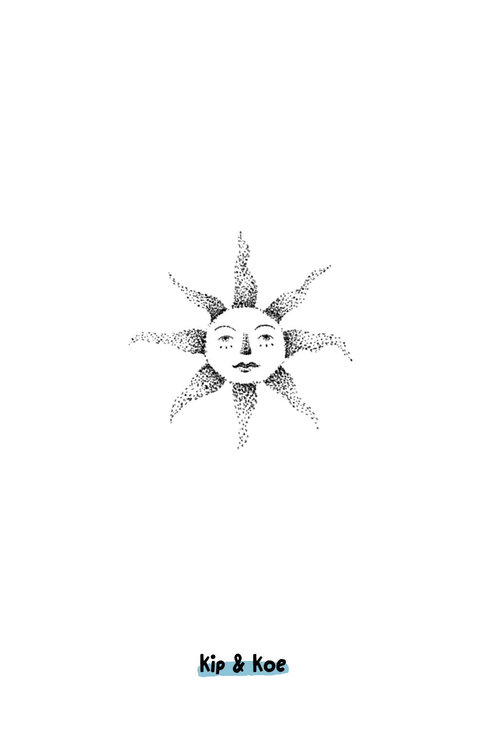 Happy Sun Tattoo Ticket